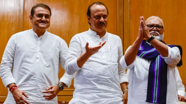 प्रफुल्ल पटेल, अजित पवार, छगन भुजबळ 