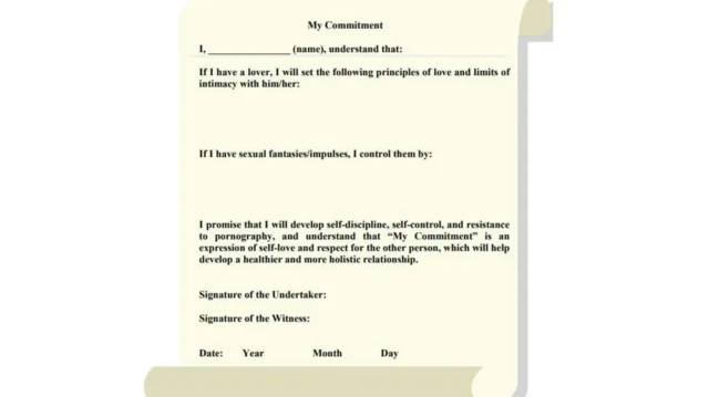 فرم مربوط به تعهدنامه