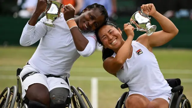  Yui Kamiji 'yar Japan da Kgothatso Montjane ta Afirka ta Kudu