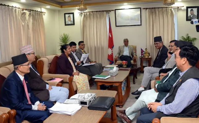 कार्यदलले कानुनमन्त्रीसहित उच्च अधिकारीहरूसँग छलफल गरेको थियो