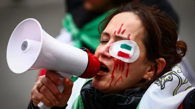 راهپیمایی ایرانیان در بروکسل