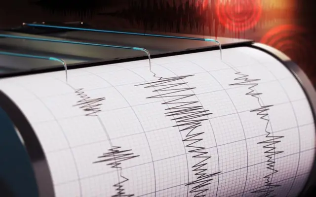 jenerik bir sismometre görüntüsü, 