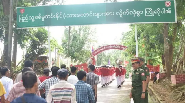 စစ်ကောင်စီရဲ့ ပြည်သူ့စစ်မှုထမ်းသင်တန်းသားများ 