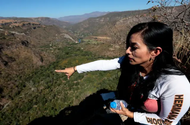 Indira Navarro, vocera de la organización Guerreros Buscadores de Jalisco