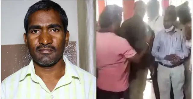 கடவுள் மறுப்பாளரான ஆசிரியரை வலுக்கட்டாயமாக கோவிலில் பூஜை செய்ய வைத்த இந்துத்துவா அமைப்புகள்