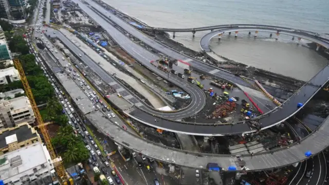 Mwonekano wa barabara mjini Mumbai - India 