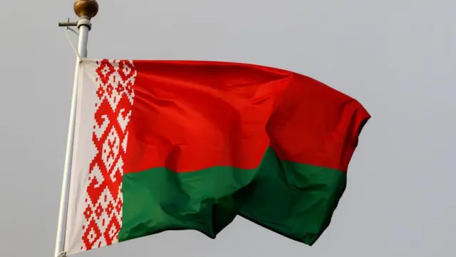 Флаг Беларуси, установленный при Лукашенко