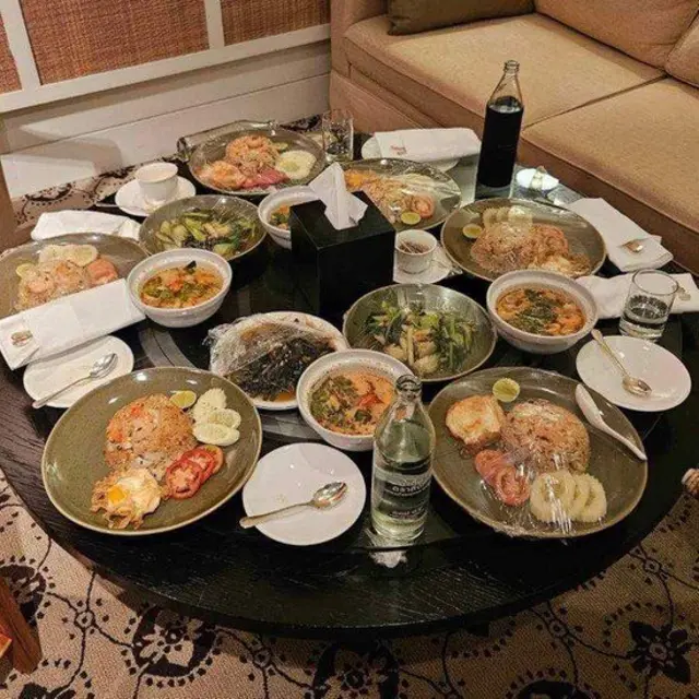 makanan yang dipesan tamu