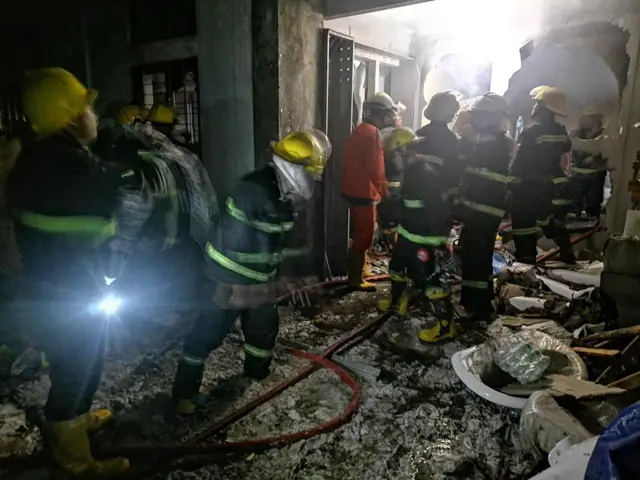 ၂ နာရီကျော်ကြာအောင် မီးငြှိမ်းသတ်ခဲ့ရတယ်လို့ဆို