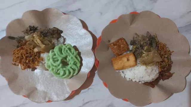 Dua menu seharga Rp10.000 di Jayapura, Papua.