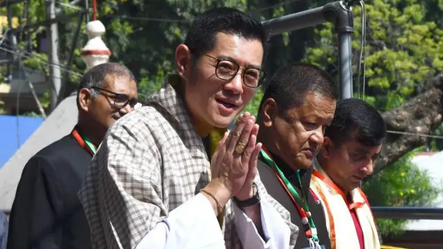 بھوٹان کے بادشاہ شاہ جگمے کھیسر نامگیل وانگ چک