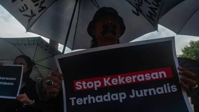 Unjuk rasa, Medan, Wartawan dibunuh