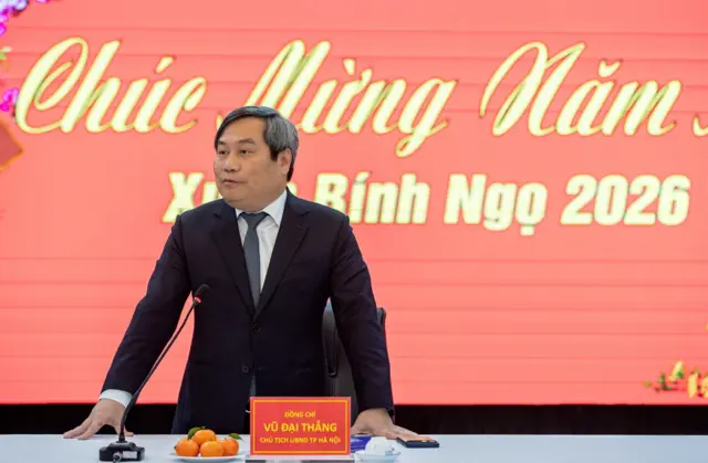 Phó Bí thư, Chủ tịch UBND TP Hà Nội Vũ Đại Thắng hồi tháng 3/2026 nói cần phát triển sông Hồng thành trục chiến lược để tạo "kỳ tích sông Hồng" cho thành phố
