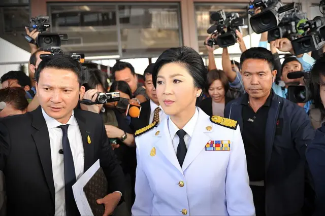 Bà Yingluck Shinawatra vào năm 2014