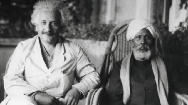 आईनस्टाईन यांना महर्षी कर्वे जर्मनीत बर्लिन येथे भेटले.