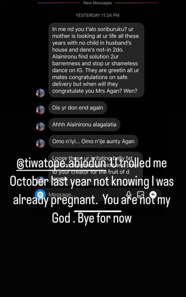 Aworan ọrọ ti Seyi fi sita