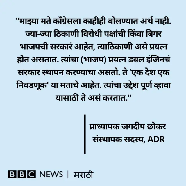 राजकारण, प्रतिक्रिया