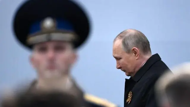 Володимир Путін на Червоній площі, Росія
