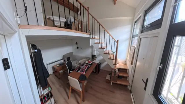 Parte da casa onde Maurício e sua esposa vivem