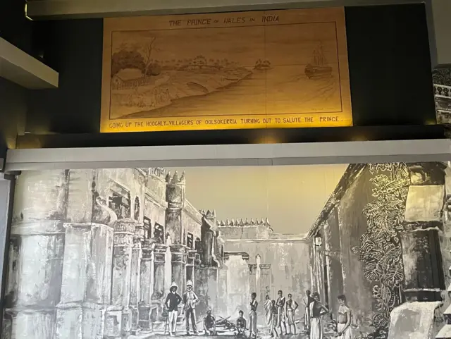 মণ্ডপের ভিতরের সজ্জা।