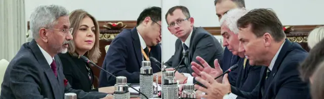 मुलाक़ात के दौरान दोनों नेता और उनका प्रतिनिधिमंडल