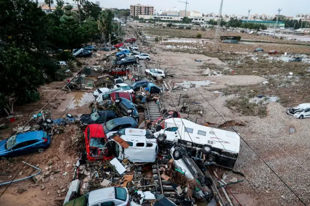 Devastación tras inundaciones