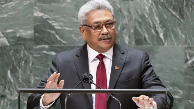 ক্ষমতাচ্যুত প্রেসিডেন্ট গোটাভায়া রাজাপাকসা