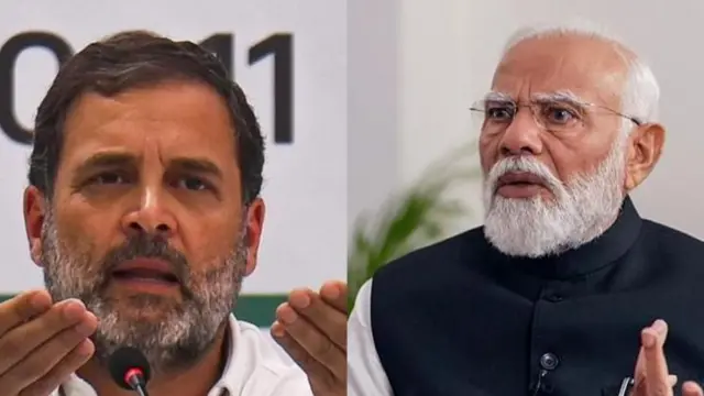 રાહુલ ગાંધી અને નરેન્દ્ર મોદી