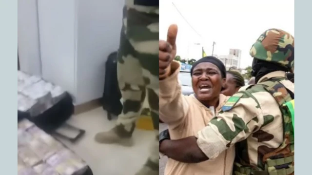 Foto gosiri uwe ndị agha pụrụiche mba Gabon nakwa akpatị ego