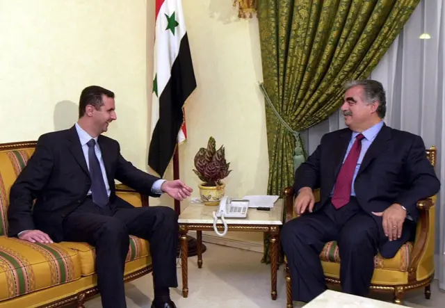 دیدار بشار اسد و رفیق حریری نوامبر ۲۰۰۰