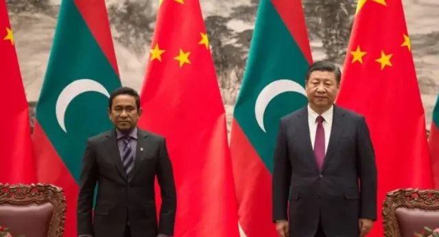 पूर्व राष्ट्रपति अब्दुल्ला यामीन के कार्यकाल में मालदीव चीन के करीब आया.