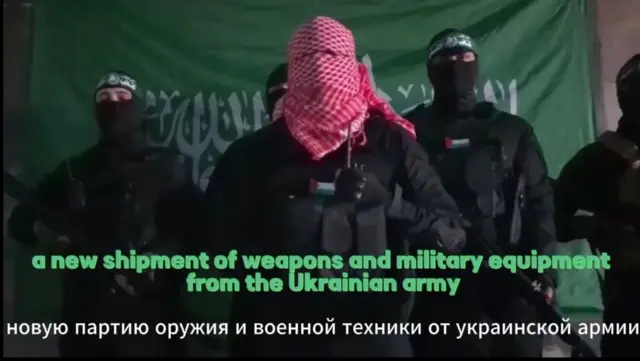 Rusia diduga ada di balik video rekayasa "Hamas" lainnya yang menuduh Ukraina menyuplai senjata kepada Hamas
