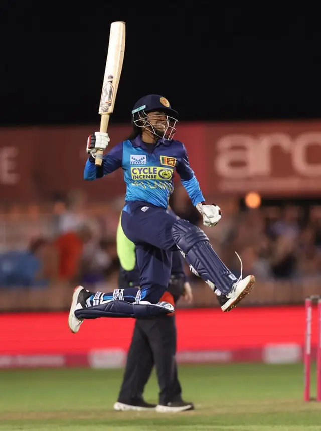 Sl women's cricket team wins against ENGLAND