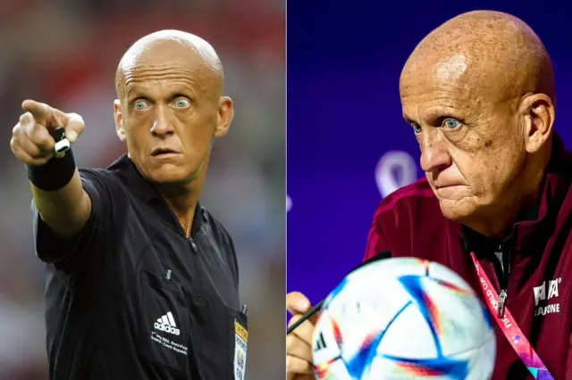 Pierluigi Collina wahoze ari umusifuzi mpuzamahanga ukomeye ubu ni we ukuriye komite y'abasifuzi ya FIFA