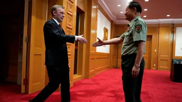 张又侠与沙利文会面