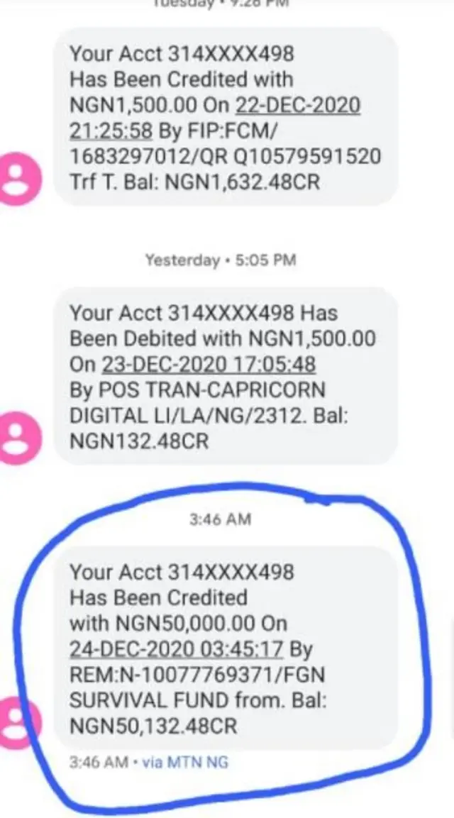 Atẹjiṣẹ owo iranwọ naa