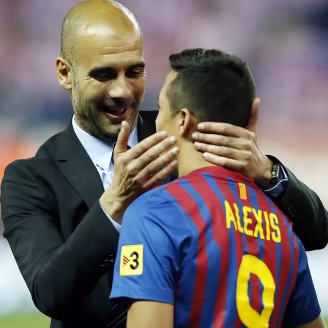 Guardiola y Alexis