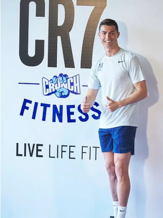 Cristiano Ronaldo présente son centre de gymnastique à Madrid