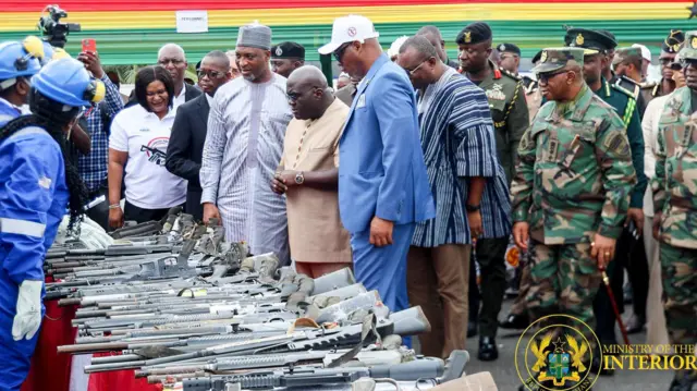 the small arms commission during the gun amnesty toured most parts of the country to sensitise communities about illicit weapons