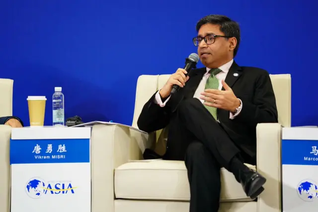 भारतीय विदेश सचिव विक्रम मिश्री। 