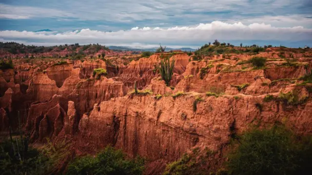 Desierto de la Tatacoa en el departamento del Huila, Colombia.