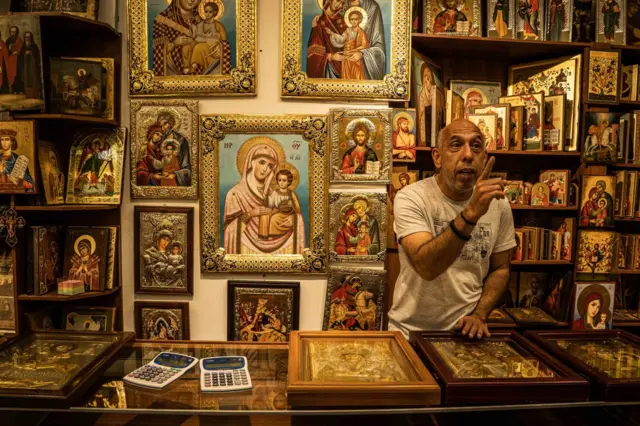 عیسی در مغازهاش در بیت لحم، کرانه باختری