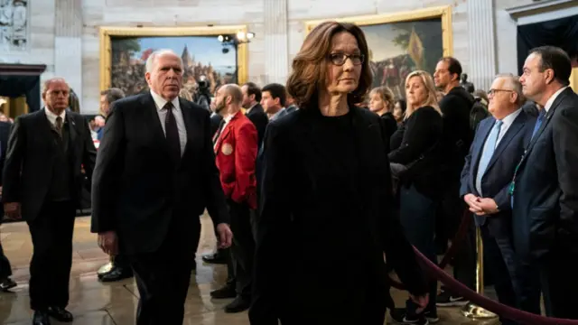 Джина Хаспел и Джон Бреннан