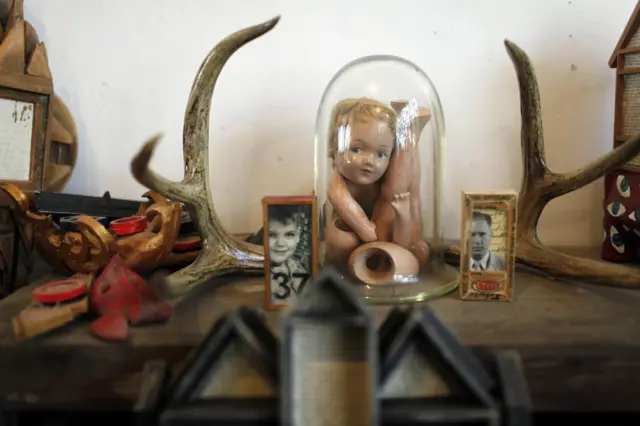 Some of Matkames Metson&#x27;s found and assembled art