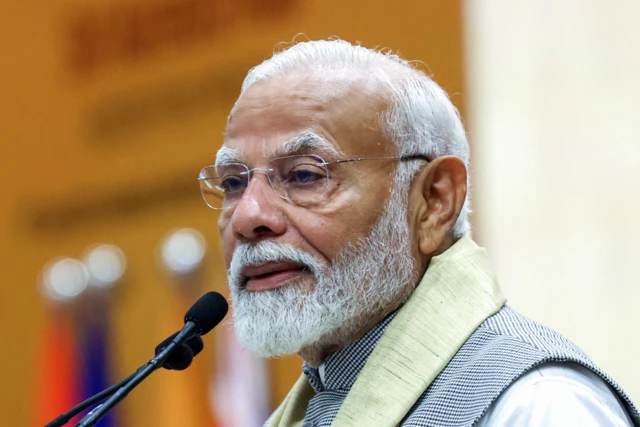 भारत के प्रधानमंत्री नरेंद्र मोदी 