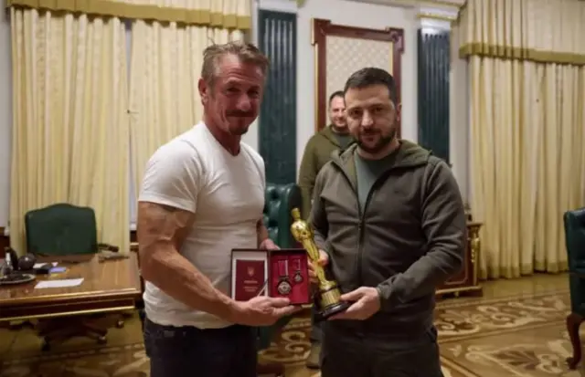 Шон Пенн і Володимир Зеленський