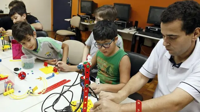 Alunos na aulanew sign up bet offersrobótica da escola Aloys João Mann,new sign up bet offersCascavel