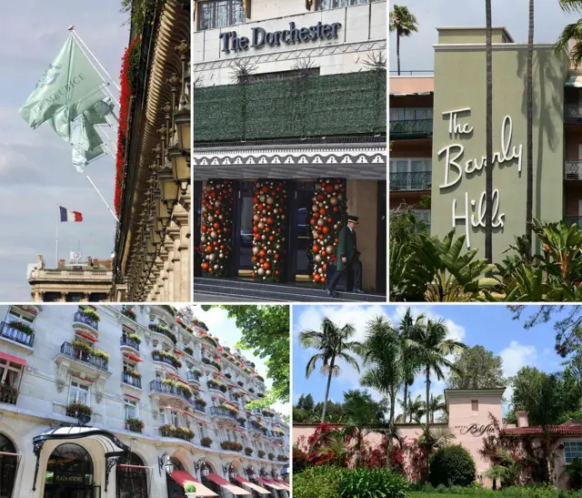 five of the nine Dorchester Collection hotels owned by Brunei