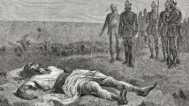 Mchongaji wa karne ya 19 aliwazia tukio wakati askari waligundua mwili wa Maliki Tewodros II.