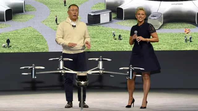 2020년 CES 박람회에 등장했던 정의선 현대차 회장